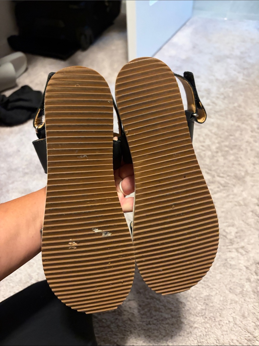 Nisolo Black Two-Strap Ankle Sandals - Picture 4 of 4